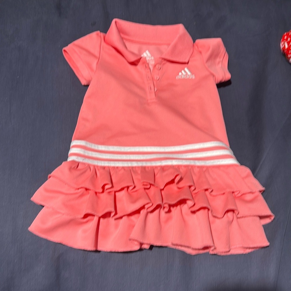 9m adidas coral golf/tennis dress